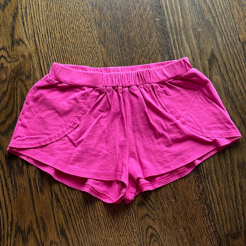 LA Made cotton jersey shorts size 6